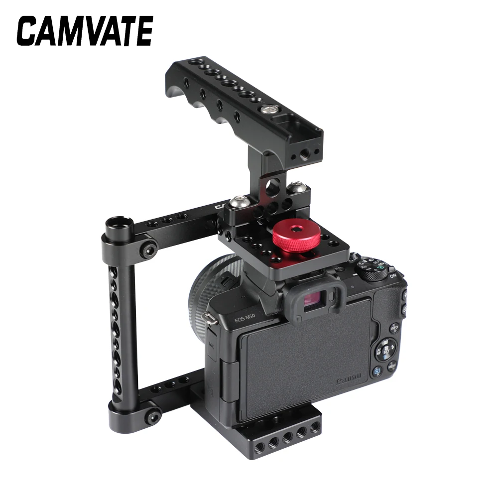 CAMVATE простой штатив для камеры с верхней ручкой Canon M50 C2527|Аксессуары фотостудии| |