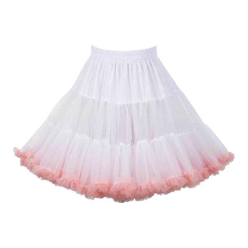 

Sexy Short Tulle Whitepink Crinoline Bridal Petticoat For Wedding Dresses Underskirt Rockabilly Tutu