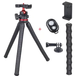 Flexible Octopus Holder and Selfie Stick for Smartphones and Cameras (Holder Gopro kit)