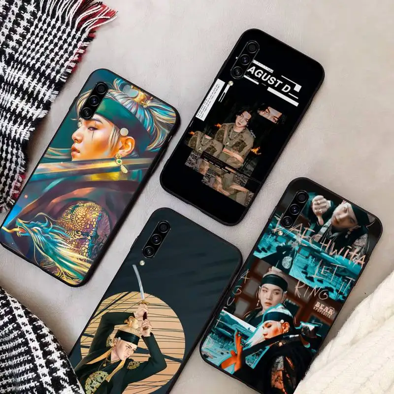 

Agust D fashioon cool Handsome Phone Case For Samsung Galaxy A 3 6 7 8 10 21 01 11 31 91 10S 20S 30S 50S PLUS