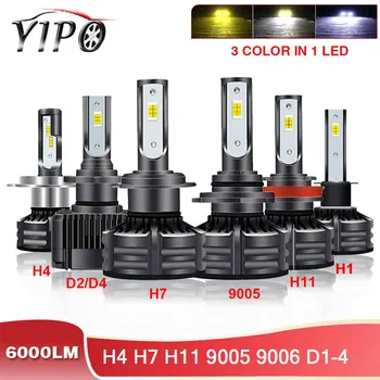 

2pcs headlight H4 led H7 H11 H1 9005 HB3 9006 HB4 auto heaadlamp H11 led car light blub super bright 3000k 4300k 6000k 12V 28W