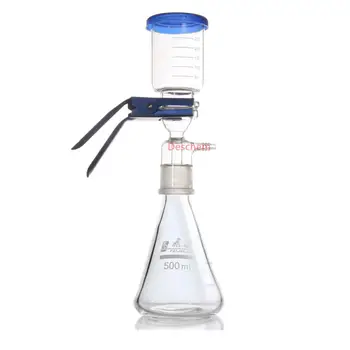 

500ml Vacuum Suction Filter Device Lab Buchner Kit Filting Apparatus W/Filter Flask
