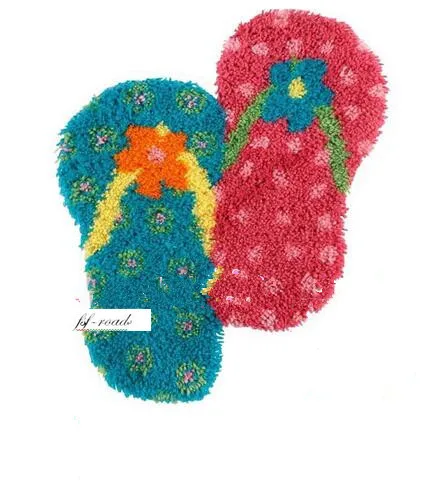 DIY ковер Панда и бамбук с защелкой крючок наборы вязание крючком 100% акриловая