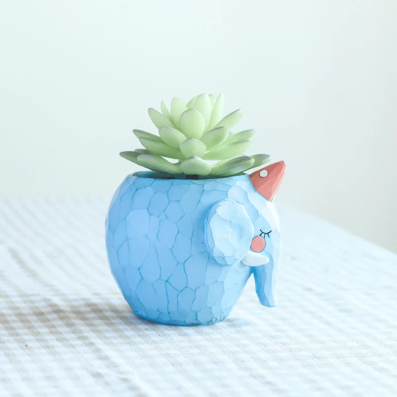 Mini Vaso di Fiori Micro Paesaggio, Vaso di Piante Succulente per La Decorazione Domestica della Scrivania, Contenitori per Fioriere Fai-da-Te Pensili Giardino Fatato E Città Dolce