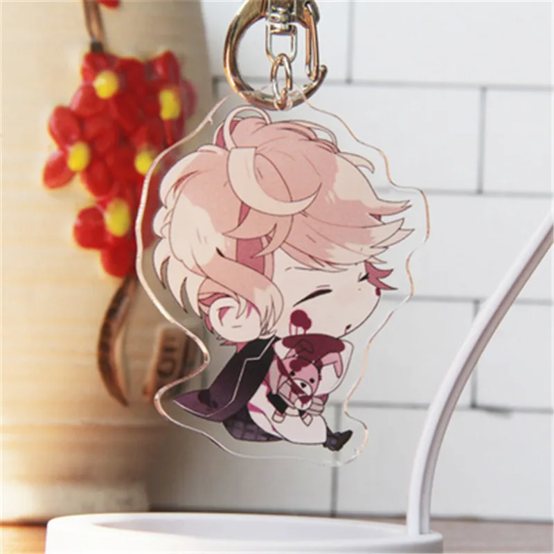 Аниме DIABOLIK LOVERS Ayato Kanato Laito Shu Reiji Ruki Subaru брелок для ключей Хэллоуин косплей брелок Подвеска Рождественская игрушка