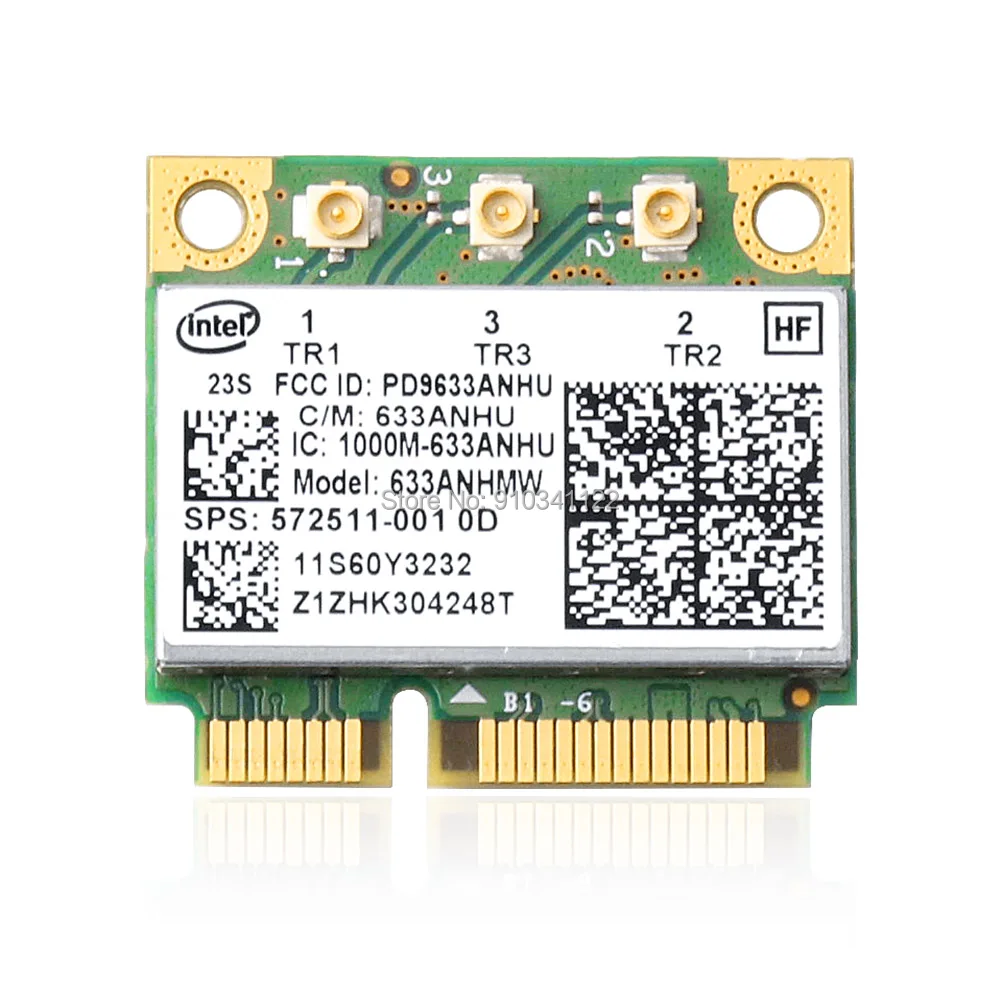 

633ANHMW Mini PCI-E Wireless Wlan 6300 AGN for IBM 60Y3233 T410 X201 T510 WLan Card Ultimate-n Lenovo Y460 560 EDGE L412