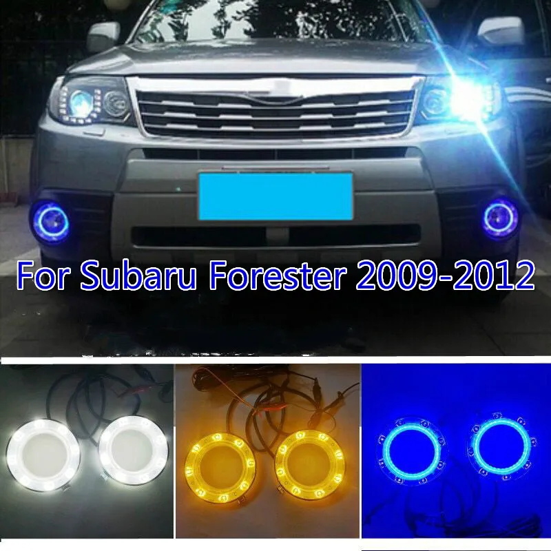 

For Subaru Forester 2009 2010 2011 2012 Blue Turn Signal Relay Waterproof ABS Car DRL Lamp 12V LED Daytime Running Light
