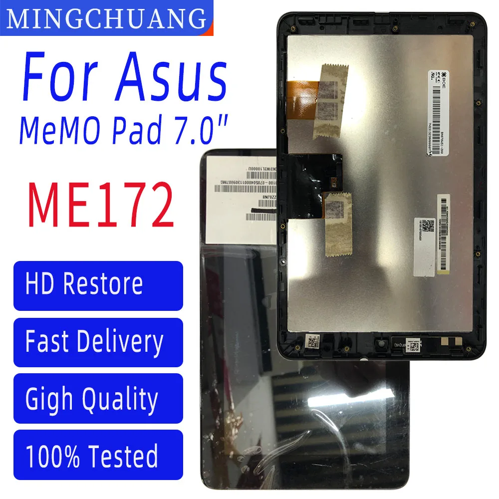 New 7inch For Asus Memo Pad Me172v Me172 K0w Lcd Display Touch Screen