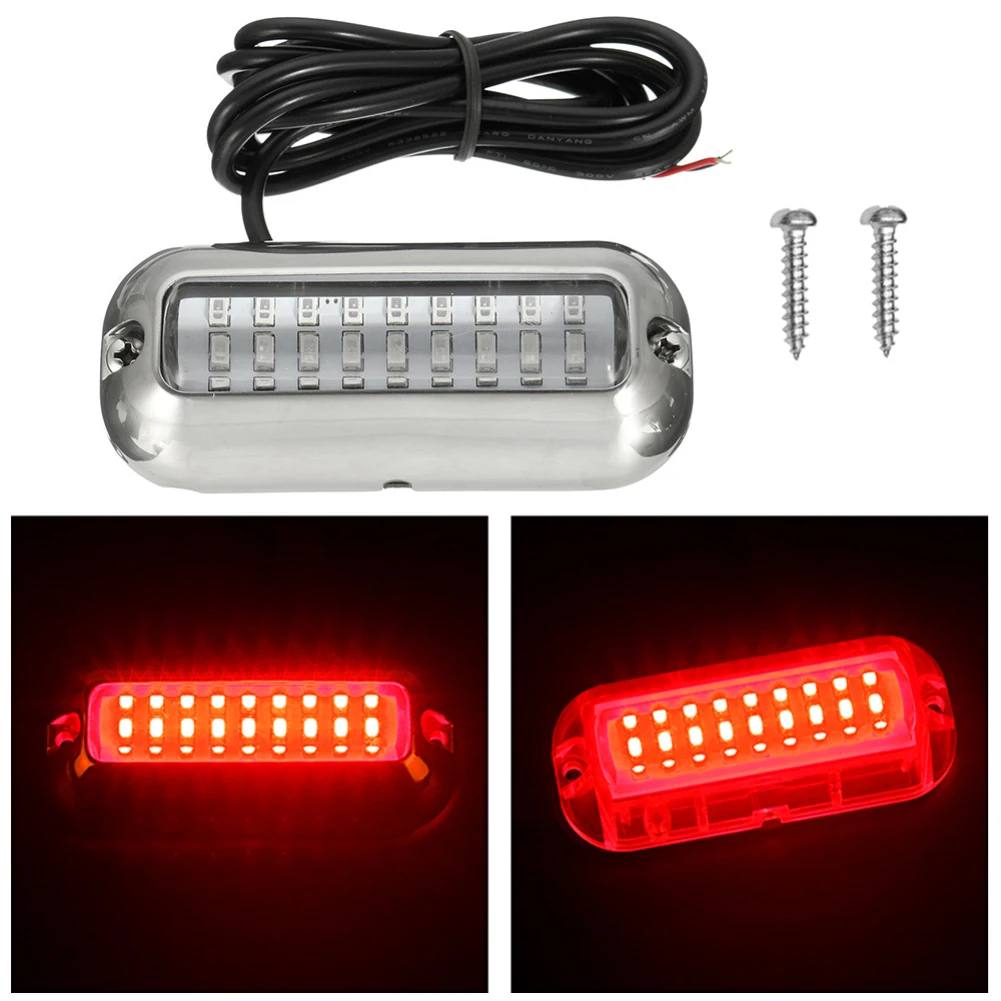 27LED 50 Вт IP68 316 Петля из нержавеющей стали транца свет подводный понтон морские суда лодка аксессуары свет морской светильник
