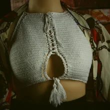 Пляжный вязаный Топ бикини, летний купальник, топ с кисточками, плавательный бассейн, спа, яхта, бикини для серфинга