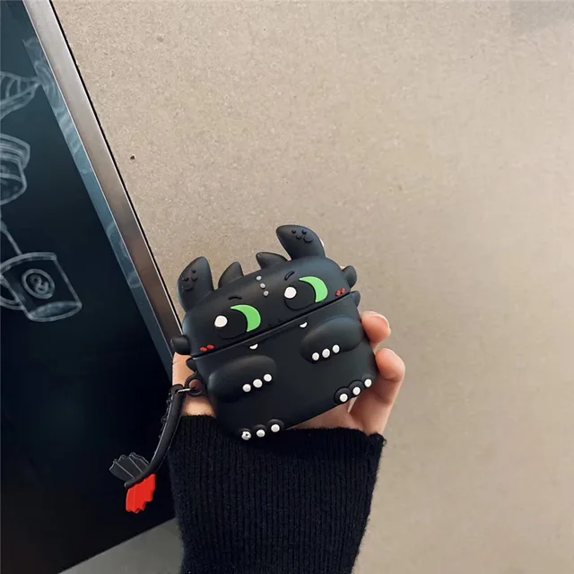 3D Dragon Chocolate Earphone Case for AirPods Pro Cute Chip Snack Bag Soft Silicone for Airpods 3 2 Case Protective Charging Box A