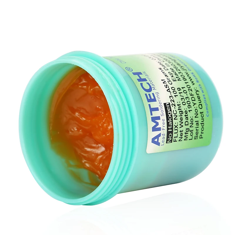 

AMTECH NC-223-asm 100G original Flux Solder paste iexturder liquid flux for soldering 223 wholesale welding fluxes