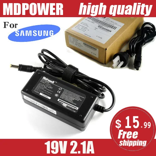 

19V 2.1A AD-4019S 40W AC adapter For Samsung charger NC10 NC108 NC110 NC111 NC20 NC208 NC210 NC215 Sense 630 pro 680 850 N145