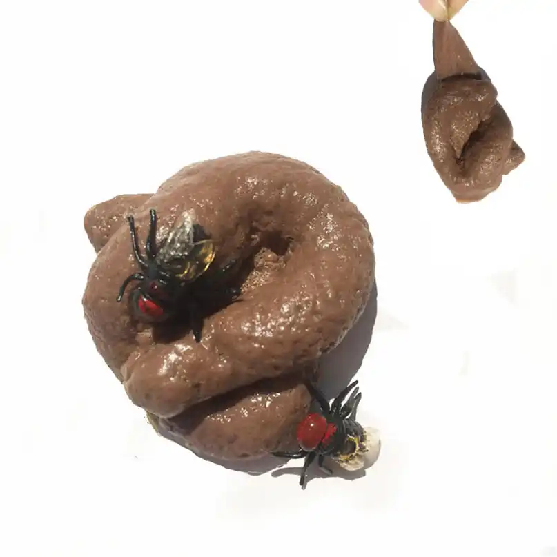 Realista merda peça brincadeira diversão brinquedos falso cocô anti-stress gadget squish brinquedos piada brinquedos complicados cocô travessura holoween