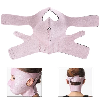 

Relaxtion Facial Slim Up Belt 3D V Face Slimming Mask Massage Lifting Chin Thin Cheek Sauna Bandage Beauty Health Care Tool