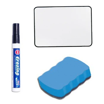 

Magnetic Kids Whiteboard Dry Wipe Board 5 Colors Frame Mini Drawing White Board Small Hanging Erase Boards With Pen