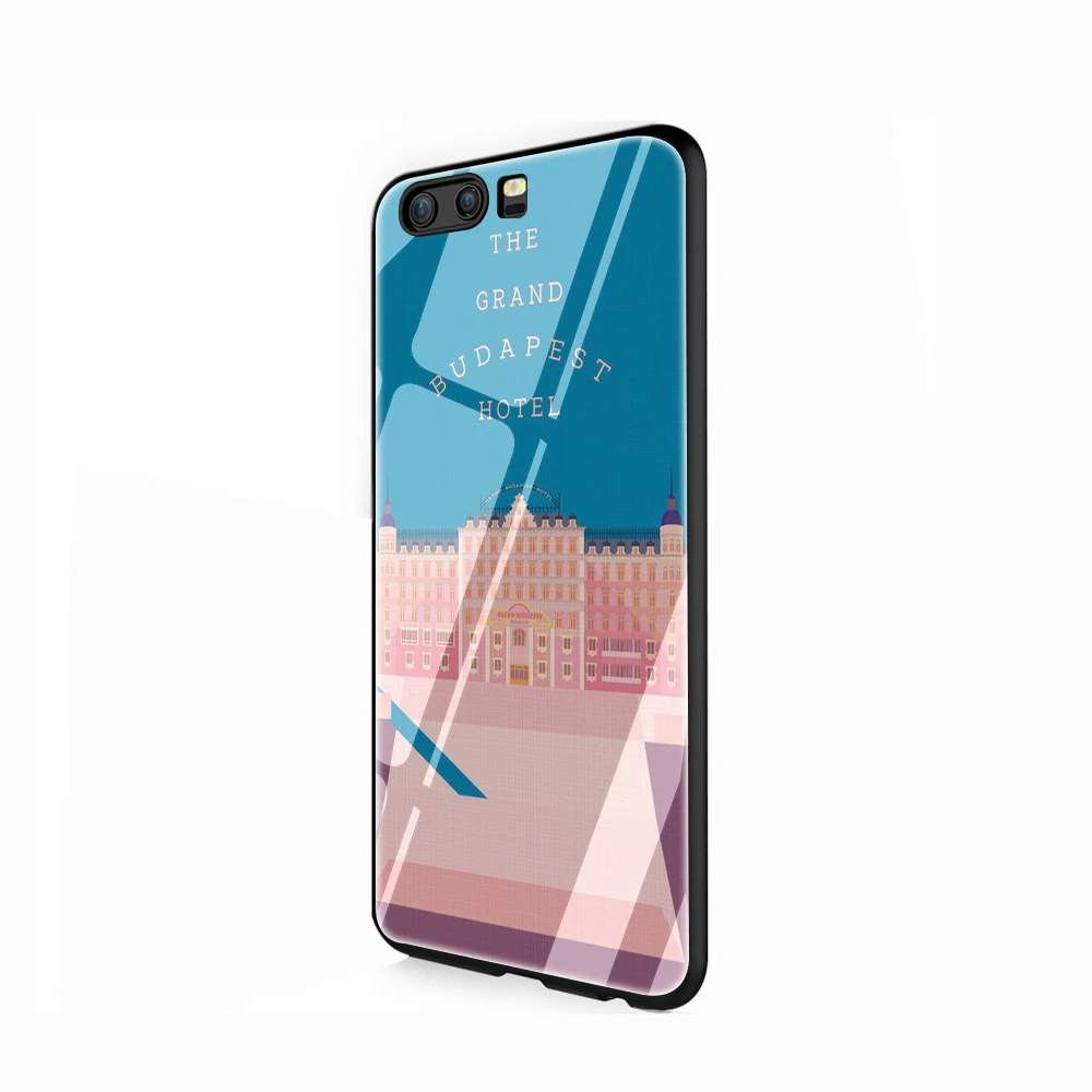 EWAU Wes Grand Budapest отель рисунок стекло чехол для телефона huawei P20 30 P Smart Mate20 pro Lite Honor9 10 Lite