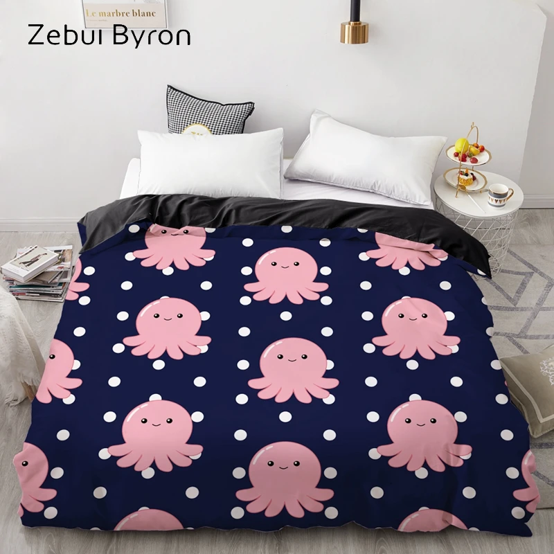 3D Print Custom Duvet Cover Rocket space,Comforter/Quilt/Blanket case Queen/King,Cartoon Bedding for kids/baby/children