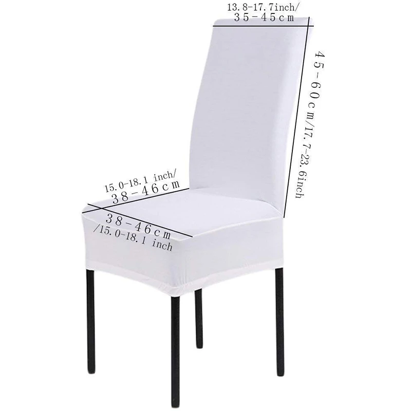 Растягивающиеся съемные и моющиеся полиэфирные чехлы на стулья для столовой, набор Банкетный чехол для стульев, защита, складное украшение для свадьбы