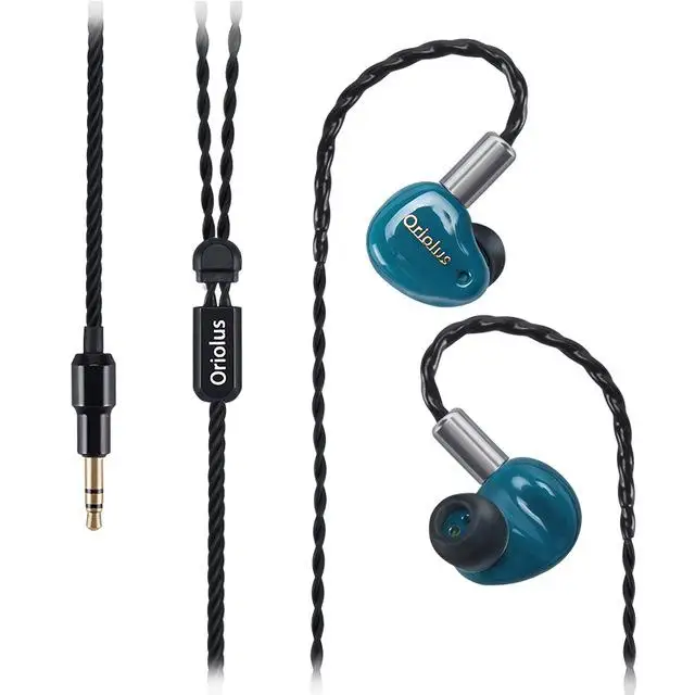 HiFi Version Green Ориолус Finschi 1DD+ 1BA гибридная технология Hifi музыкальный монитор DJ студийный сценический наушник наушники-вкладыши - Цвет: HiFi Version Green