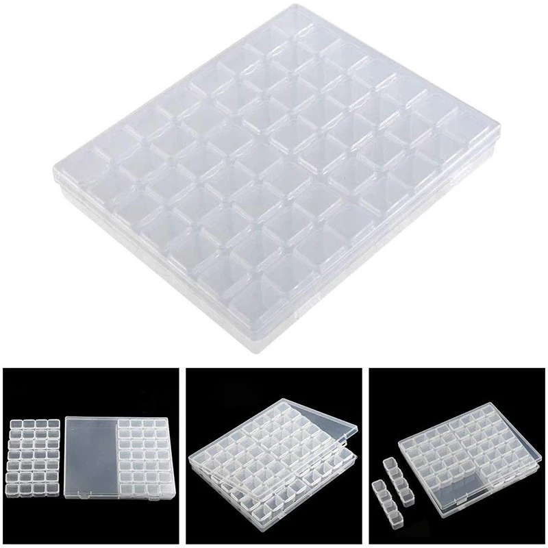 

5d Diamond Painting Box Tool Plastic Storage Tools Diamond Painting Kit Full Square Accessories Embroidery Full Drill Stitch