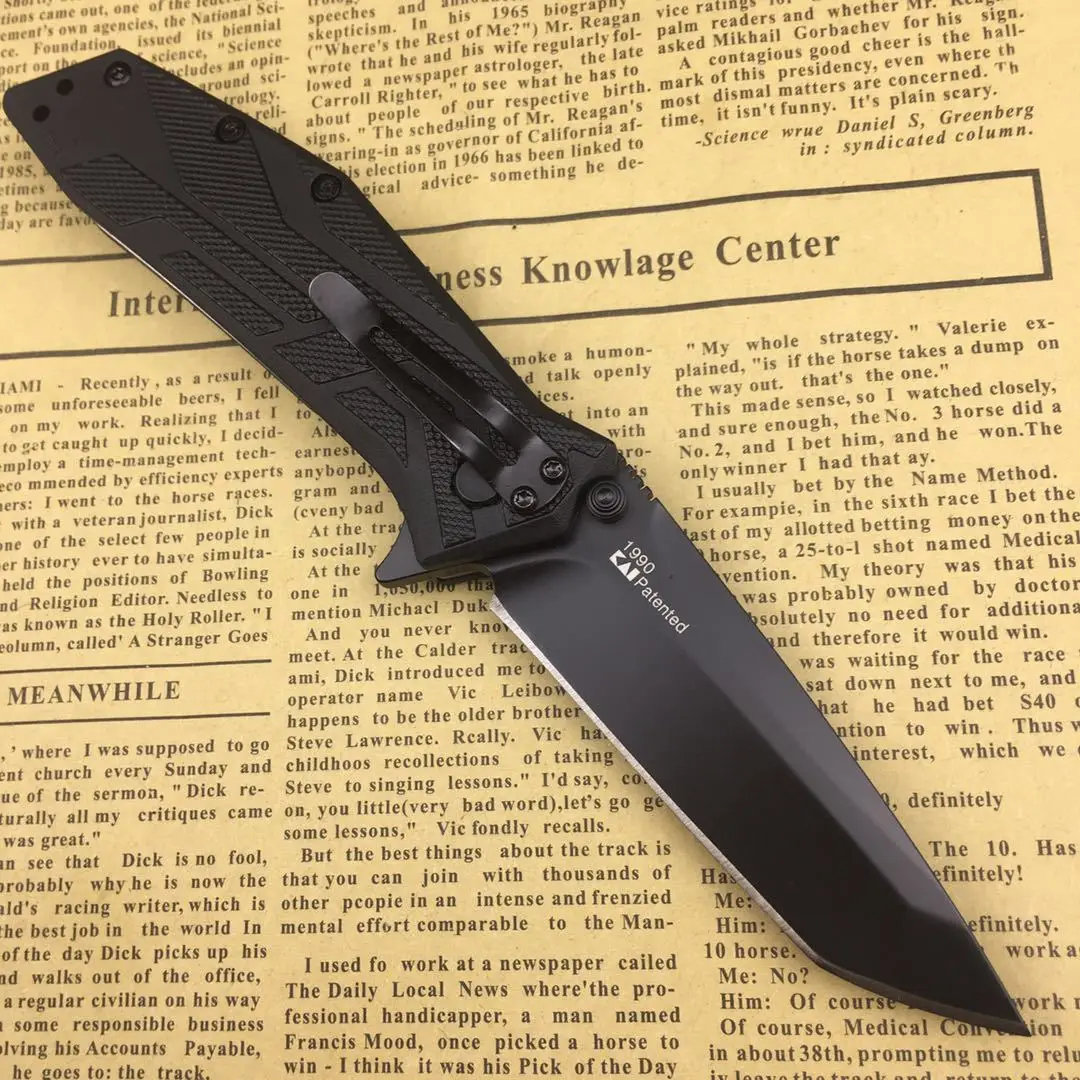 Швейцарский складной нож saber kershaw Kershaw 1990 полевая наружная портативная Самозащита складной нож карточка показать нож для фруктов