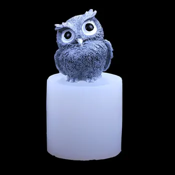 

Three-dimensional Owl Aromatherapy Plaster Silicone Mold Hand-Epoxy Mold 19-207