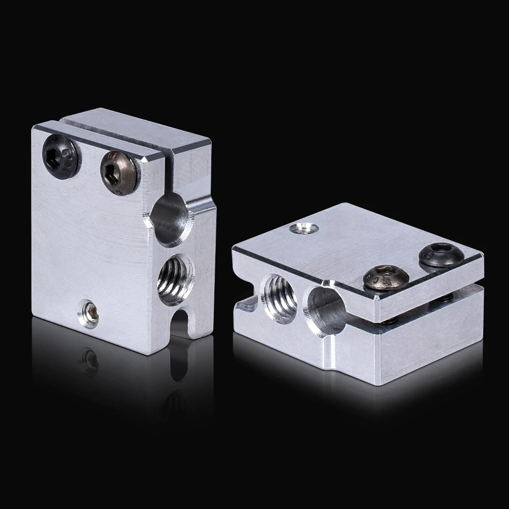 Высокое качество вулканический обогреватель блок для E3D Volcano hotend V6 экструдер подходит PT100 сенсорный терморезистор 3D-принтеры Запчасти блок нагревания