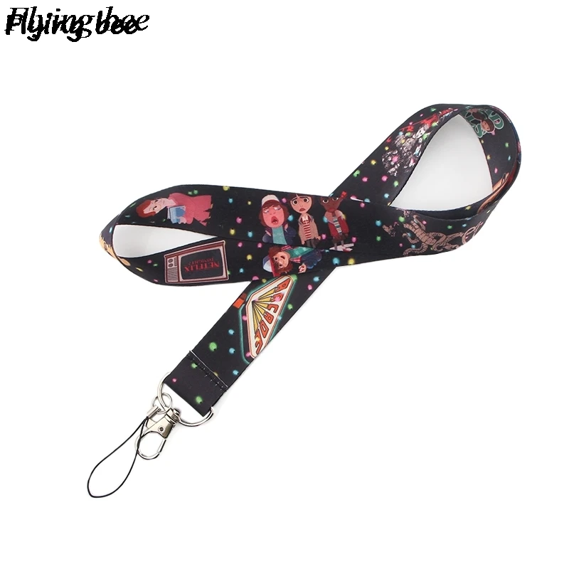 Flyingbee странные вещи веревочные брелоки для телефона ремешок ключей