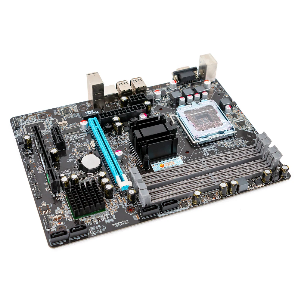 Материнская плата HUANANZHI материнская P45 для LGA 771/775 DDR2 8 Гб SATA2.0 USB2.0 PCI E 245*182 мм