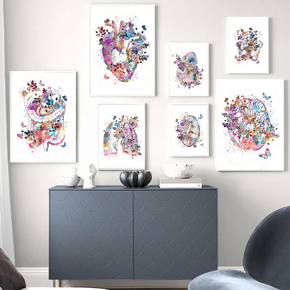 Anatomical-Organ-Vintage-Poster-Human-Anatomy-Canvas-Print-Brain-Heart-Lung-Anatomy-Poster-Wall-Art-Picture (3)