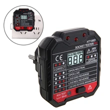 48-250 В профессиональный Электрический тестер устройства дистанционного управления розетка стандарта евроcоюза тестер напряжения переключатель утечки детектор измерения