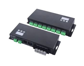 

DC12V-DC24V Constant voltage RGB 24ch DMX PWM controller dmx decoder