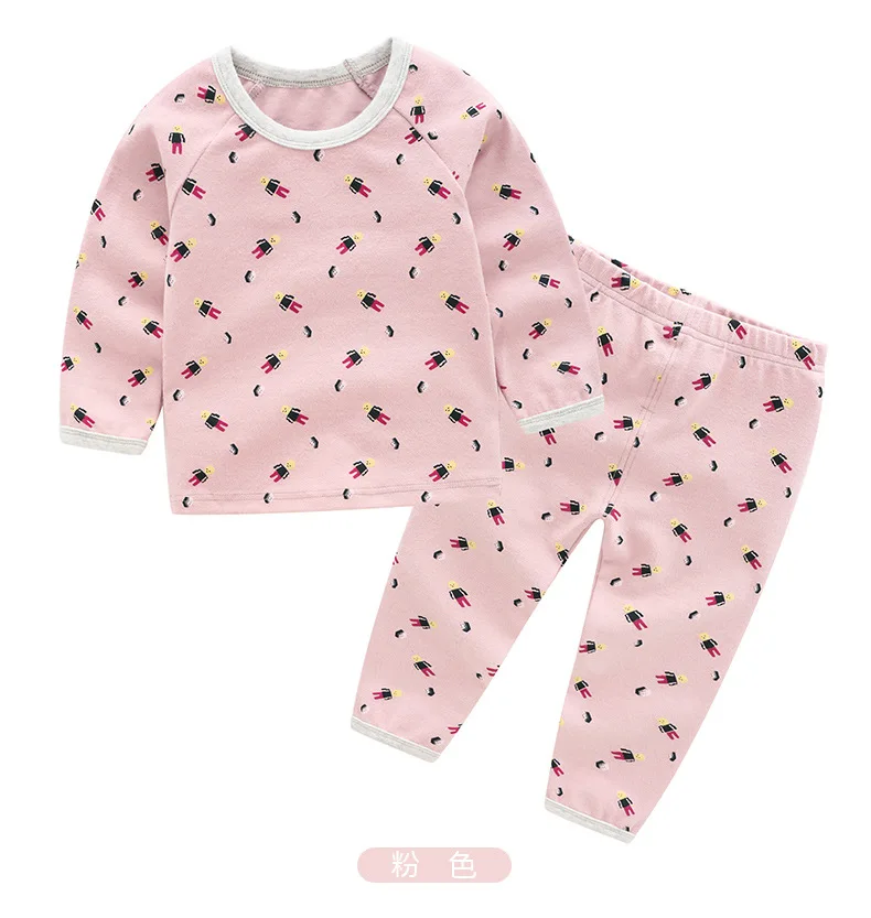 CHILDREN'S Underwear Pure Cotton Set Autumn New Products Baby Tracksuit Children Korean-style Casual Thermal Underwear