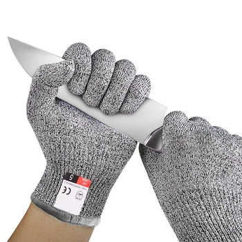 

5 Level Cut-Resistant Gloves HPPE Kitchen Cut-Proof Stab-Resistant Gloves For Factory/Gardening/Housework/Floriculture/Repair