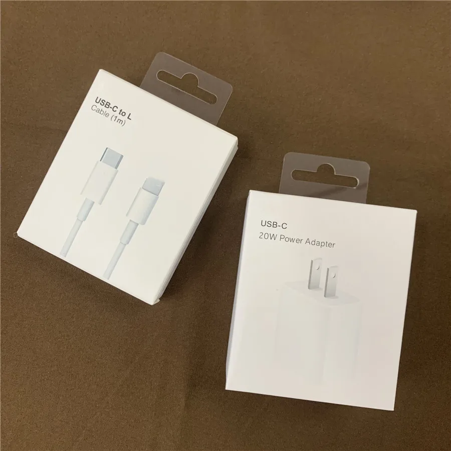 US EU Original 20W For iPhone 13 Charger USB C C2L Adapter Travel PD fast charger QC3.0 for Apple Cable for iPhone 12 Pro Max 11 usb triple socket Chargers