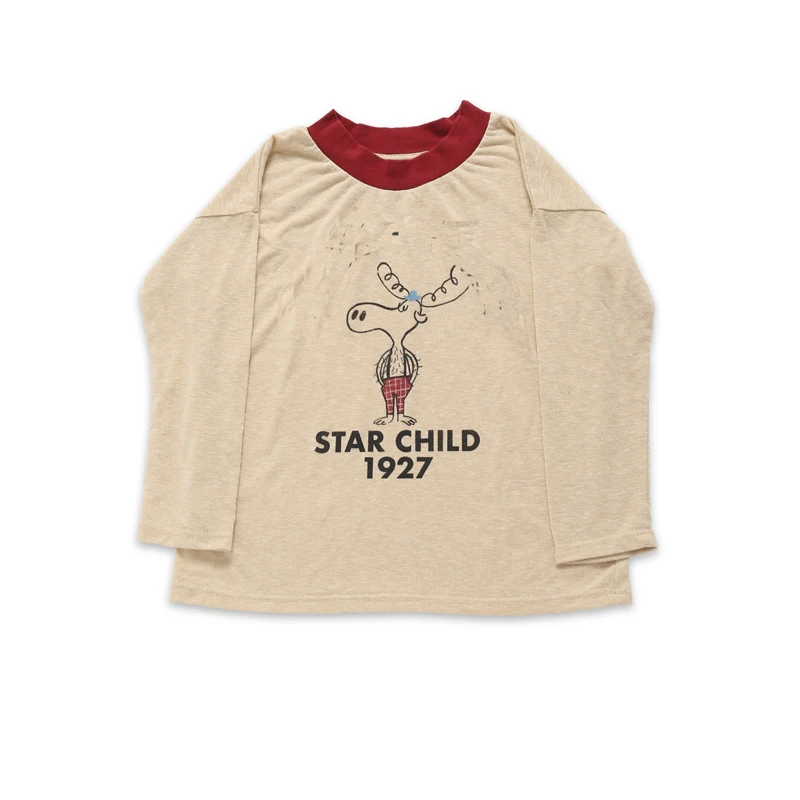 Предпродажа, ZMHYAOKE-BOBO CH*, осенние Рубашки для маленьких мальчиков футболка для маленьких девочек модная одежда для маленьких мальчиков детские топы для девочек - Color: Color 1