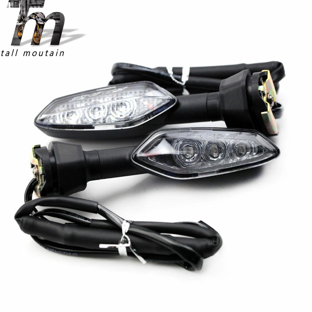 Светодиодный светильник указателя поворота для KAWASAKI KLE 650 1000 Versys ER-6N KLR650 ZRX 1200 Z900 аксессуары для мотоциклов мигалка
