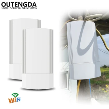 

Outdoor CPE AP 5.8GHz 900Mbps Super-WDS PTP 1~2KM Wireless Access Point WiFi Bridge Repeater Router with PoE Adapter EU/AU/US/UK