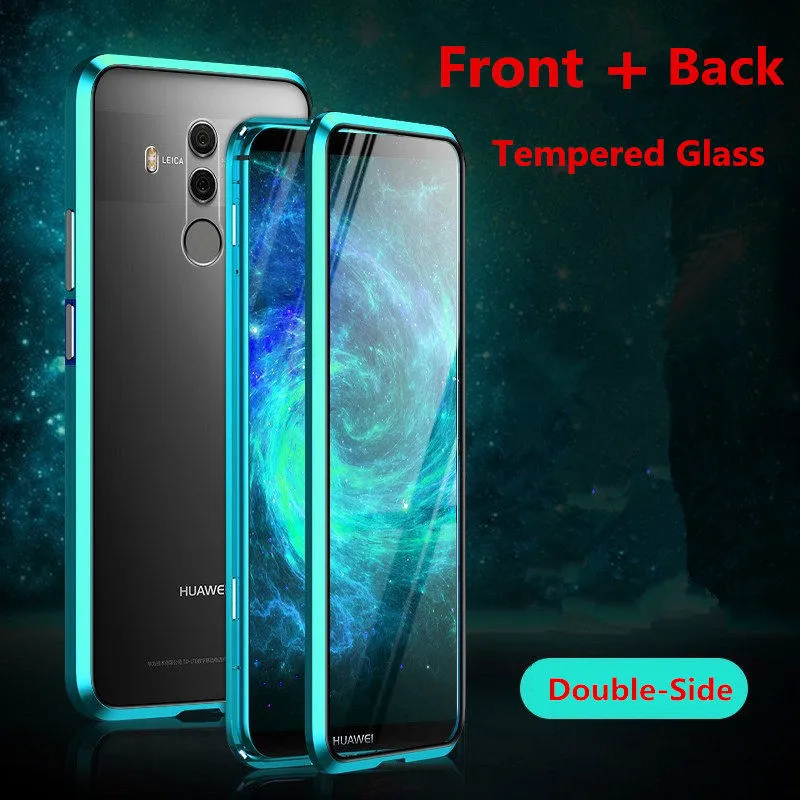 Для huawei mate 10 Pro Lite чехол передний+ задний двухсторонний стеклянный магнитный металлический бампер чехол для huawei mate 10 Lite 10pro mate 10