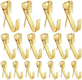 

100Pcs Heavy Duty Picture Hangers Photo Frame Hanging Hooks on Wooden Drywall for Home Office Hanging Decoration 30/50/100 Lbs