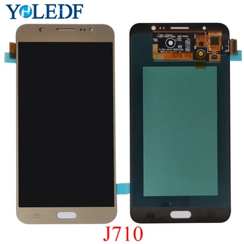 

Super Amoled HD LCD For Samsung Galaxy J7 2016 J710 SM-J710F J710M J710H J710FN LCD Display Touch Screen Digitizer Assembly Part