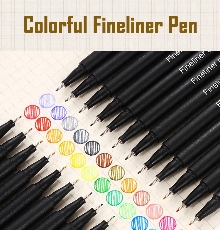 24 цвета, 0,38 мм, нейтральная гелевая ручка, маркеры, Fineliner, ручка для школы, офиса, набор ручек, Kawaii, художественная чернильная ручка, принадлежности, милые 04031
