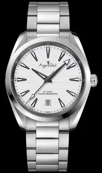 

Classic New Men Watches Stainless Steel Bracelet Aqua Terra Waterproof Automatic Mechanical Sport Silver Black White AAA+