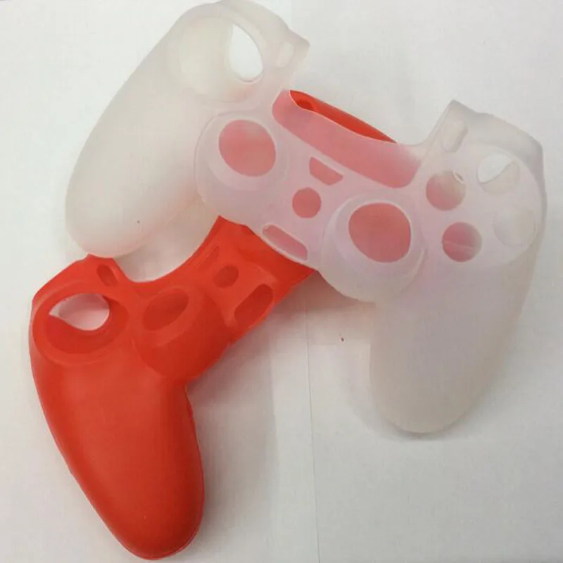 

Rubber Silicone Gamepad Protective Skin Cover Case For Sony PlayStation Dualshock 4 DS4 PS4 Slim Pro Controller Protection Shell