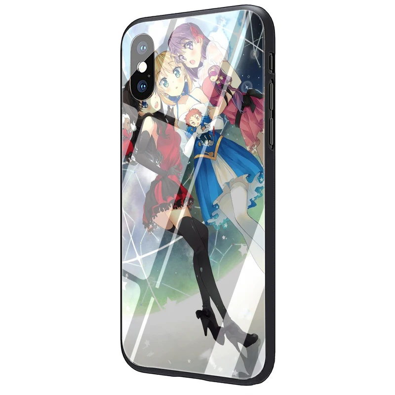 Чехол для телефона EWAU Fate Stay Night из закаленного стекла для iPhone 5 5S SE 6 6s 7 8 plus X XR XS 11 pro Max - Цвет: G4