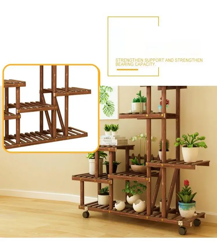 Escalera Decorativa Madera деревянный эстантерия Жардин для Estante Para Plantas Dekoration полка для растений напольная подставка для цветов