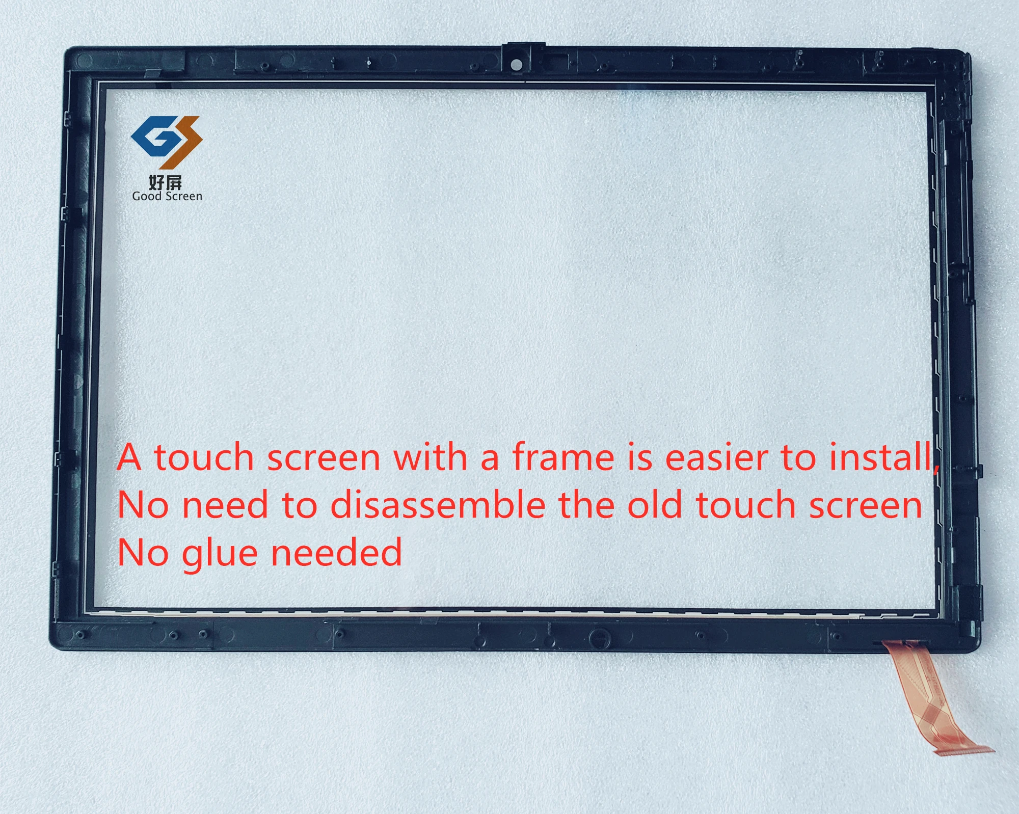 Capacitivo Touch Screen Painel Sensor Vidro Tab Painel Sensor 10.1 Plus Frame Fit para Yestel t5 Tablet pc t5 Preto - Imagem 3