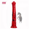FAAK animal horse penis silicone long realistic dildo colorful red and black sucker cock anal sex toys for men women couples 1