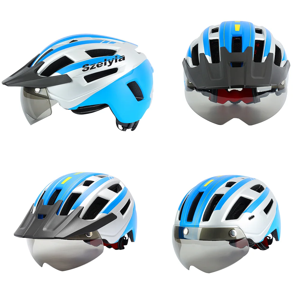 Защитный шлем casco bicicleta для взрослых Магнитный съемный козырек горного